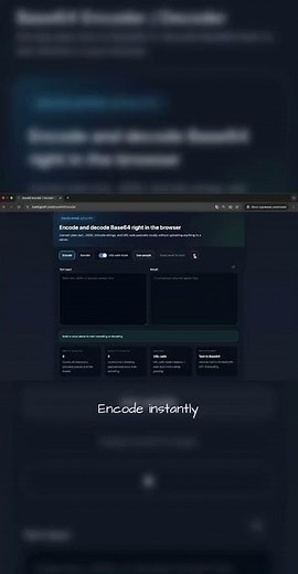 Free Base64 Encoder / Decoder