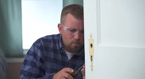 Have some outdated door hardware you would like to replace? Watch as Nathan Gilbert helps this homeowner replace full mortise door hardware 🛠 | This Old House