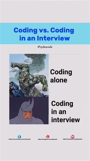 💻 Coding at home vs. coding in an interview 😂Who else relates? 👀#Coding #ProgrammerLife