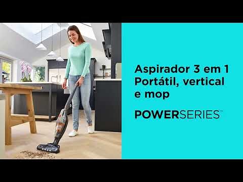 Aspirador 3 em 1 Vertical, Portátil e Mop BLACK+DECKER - AV150