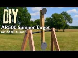 DIY AR500 Steel Spinner Target (Homesmade MGM Spinner target)