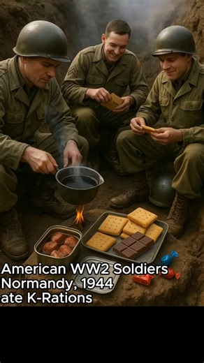 What Did American Soldiers Eat in WWII? 🍫 (K-Ration Explained in Seconds)
