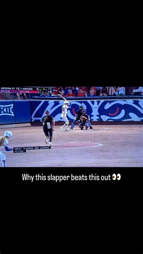 Why This Slapper Beats This Out (Softball IQ)