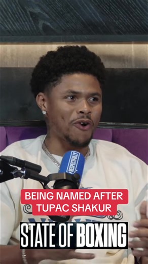 Shakur reacts to being named after Tupac Shakur. #boxing #boxingfans #shakurstevenson #tupacshakur #tupac