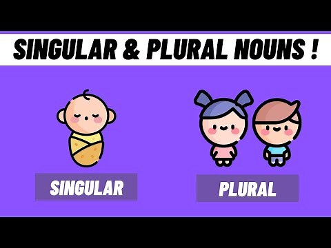 Singular and Plural Nouns For Kids | English (Grade 1 & 2)