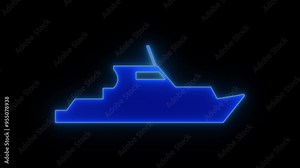A speed boat icon typically depicts a sleek, streamlined boat with a sharp bow cutting through water. It may include waves or motion lines, symbolizing fast movement, adventure, or maritime activities