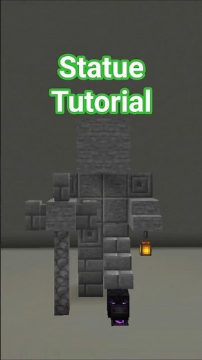 Simple Minecraft Statue Tutorial!
