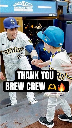 Thank you to the Brewers & to everyone who made this such a SPECIAL DAY! 🫶