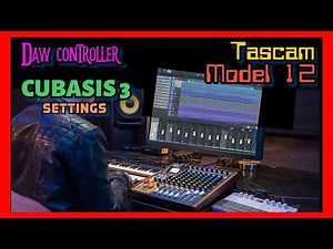 How to set up Cubasis 3 to use with the Tascam Model 12