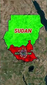 “Why Sudan Split Into Two Countries 🌍 | South Sudan Independence Explained #FYP #Sudan #Geography”