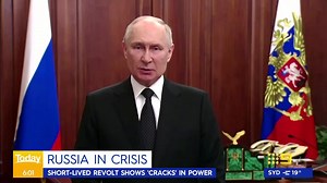 Russia is in crisis after a short-lived revolt exposed vulnerabilities in President Vladimir Putin's leadership. #9Today | WATCH LIVE 5.30am | TODAY