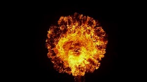 Super Slow Motion Shot Round Fire Stock Footage Video (100% Royalty-free) 1081701824 | Shutterstock