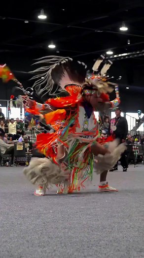 Experience Men's Fancy Dance at Hunting Moon Pow Wow