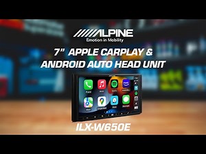 Alpine Australia ILX-W650E | 7" Apple CarPlay & Android Auto Head Unit | Great Entry Level Head Unit