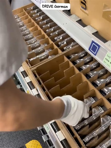 Car factory: computer box installation