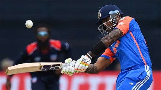 India beat U.S.A., India won by 7 wickets (with 10 balls remaining)