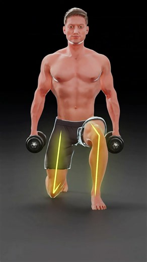 Knees Hurt After Lunges? Fix This #legday #advancedabworkout #anatomy