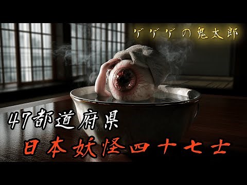 【47都道府県】妖怪図鑑 リアルゲゲゲの鬼太郎 日本妖怪四十七士
