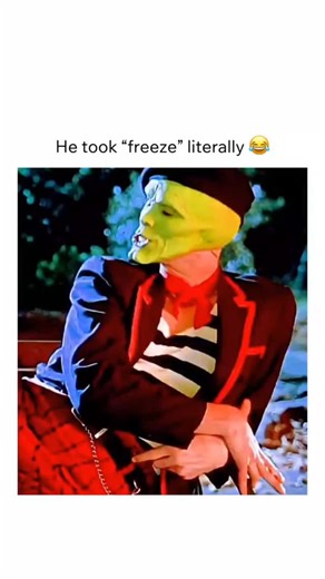 abhi clips 🎬 on Instagram: "Follow for more @ecosoul__01 The Mask is a 1994 American superhero slapstick film based on the 1991 comic book series by John Arcudi and Doug Mahnke. Directed by Chuck Russell and written by Mike Werb, the film stars Jim Carrey, Peter Riegert, Peter Greene, Amy Yasbeck, Richard Jeni and Cameron Diaz. The plot follows Stanley Ipkiss (Carrey), a hapless and timid bank teller who finds an enchanted mask that transforms him into a green-faced troublemaker who can cartoon