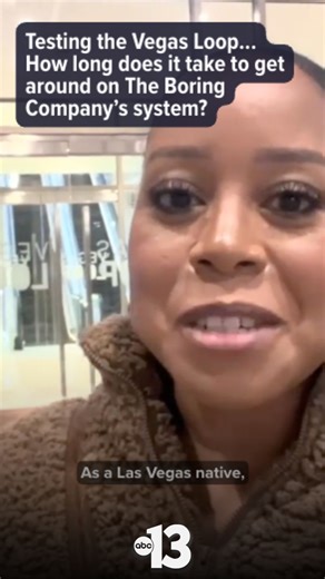 KTNV | Channel 13 News Las Vegas on Instagram: "Have you used the Vegas Loop? After The Boring Company announced it’s expanding transportation options with its Vegas Loop, we wanted to test it out for ourselves. @shellye.leggett and Channel 13 photojournalist Rudy Jacquez found out how long it takes and what you can expect if you decide to try it for yourself."