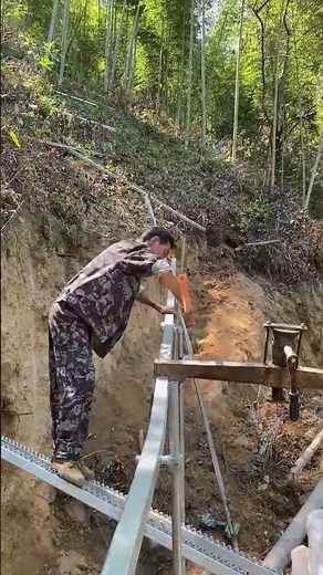 Installation Of Monorail Material Transport System