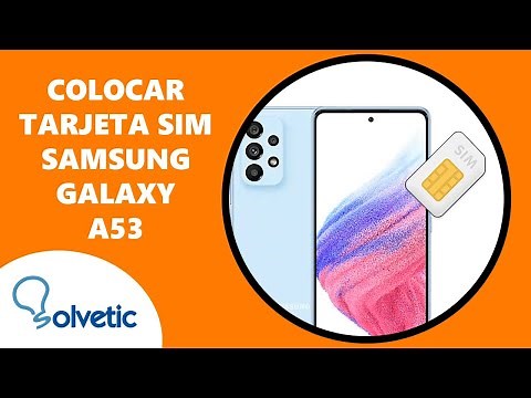 📲 SAMSUNG Galaxy A53 SIM CARD ✔️ How to insert the CHIP