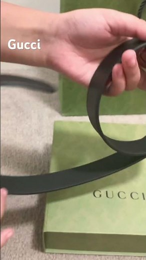 Gucci Leather belt with Double G buckle