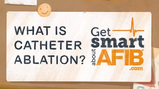 Has your doctor recommended a catheter ablation procedure to treat your AFib? Watch this video to learn more. | Get Smart About AFib
