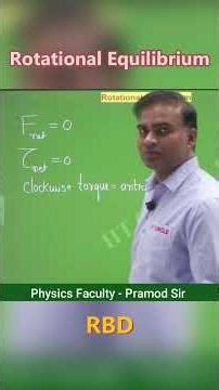 Rotational Equilibrium