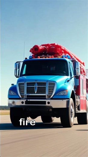 Insane Air Force Fire Truck with Crazy Nozzles #breakingnews #usa #fire #truck #news