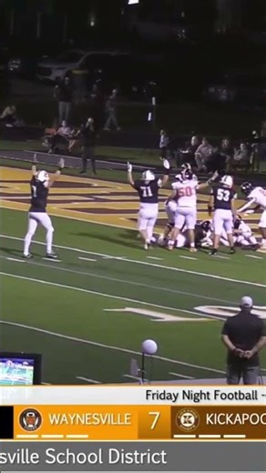 Kickapoo first TD vs Waynesville #football #highschoolfootball #sports #americanfootball