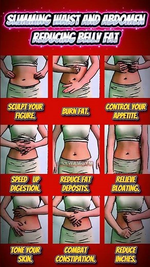 Abdominal massages for a lighter feeling in your abdomen 🌿