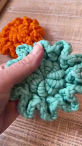 Puffy Scrubby Crochet Pattern – Exfoliating Dish & Face Scrubber (PDF) - Etsy