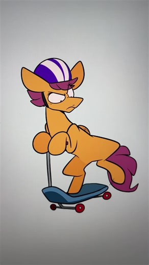 Scoot hit her with the Razor Ankle Destroyer 3000, as she should #mlp #mlpfandom #mylittlepony #diamondtiara #scootaloo