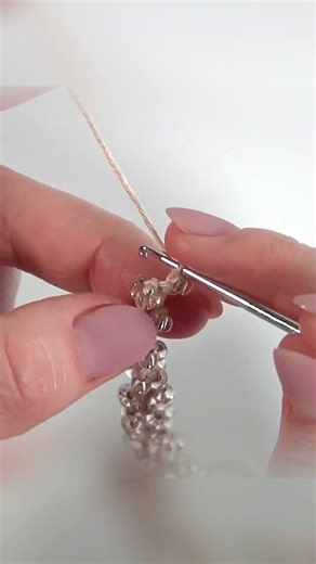 Fascinating Crochet Tape with Beads #crochet #elenarugalstudio