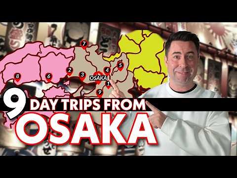 These 9 DAY TRIPS from Osaka are EASY! (Go beyond)