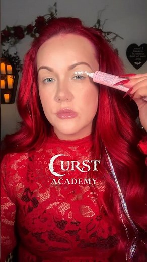 Vampire Red & Black Cut Crease 🩸 Goth Makeup Tutorial | Curst Kosmetics #gothmakeup #alternative