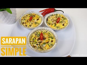 A Healthy and Simple Menu for Breakfast