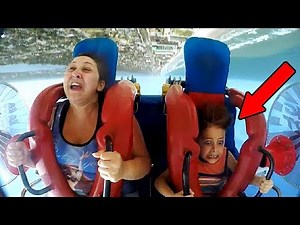 Kids Getting Scared - BOYS | Funny Slingshot Ride Compilation