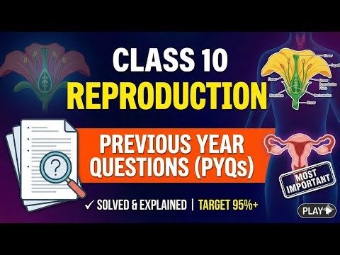 How do Organisms Reproduce? Class 10 PYQs | Science Chapter 8 Important Questions