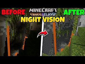 Minecraft night vision for 1.21.131+[minecraft bedrock edition