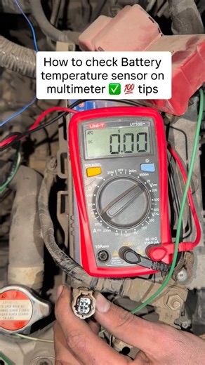 How to check Battery temperature sensor on multimeter ✅ 💯 tips #Battery #fblifestyletyle #automotive #fblifestyle #workshop | Rohail Enterprises Auto Parts