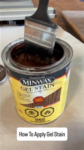 How to Apply Gel Stain | Update Wood Furniture Without Stripping