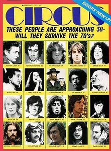55 years ago this month this came out. February 1970 issue of Circus Magazine. Dedicated To The Dearly Departed! God Speed To Those Still With Us! 🙏💖🙏💖🙏💖🙏 | Jimmy's Rock & Roll Heaven