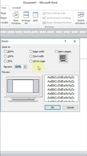 Cara zoom in halaman Microsoft word 2010