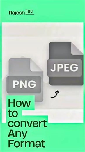 How to convert a jpg to png format#shorts