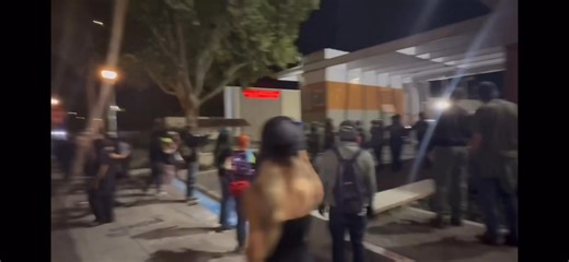 Happening right now. This is the general baseline for unrest at the Portland ICE facility. Typical night volleying between demonstrators and DHS since June. Video by @hunnybadgermom on X, a Portland area farmer who shoots riot vids in spare time | Jeremy Lee Quinn