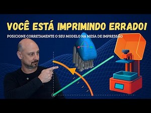 Impressão 3D sem erros aprenda como o ângulo e a posição do modelo definem o resultado final