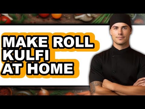 How To Make Roll Kulfi At Home (UPDATED)