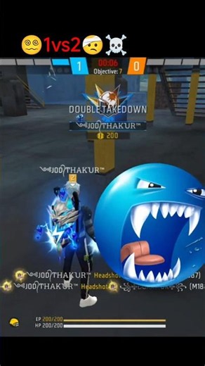 #1vs2 _#garenafreefire #free 😎_#trending #shorts _😜_😅_Support-😫🥺😭